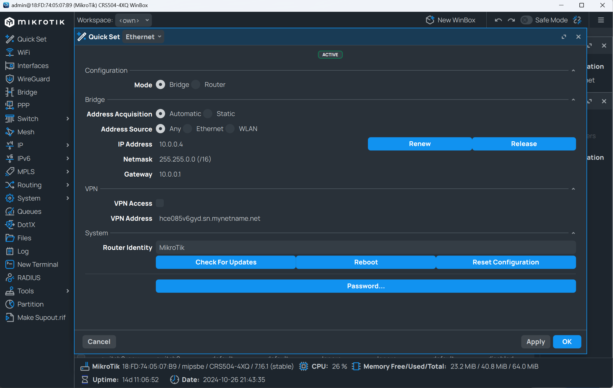ros-quick-config
